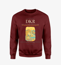 Thumbnail for Leopold Sedar Senghor International Airport (DKR) design on wine red sweatshirt