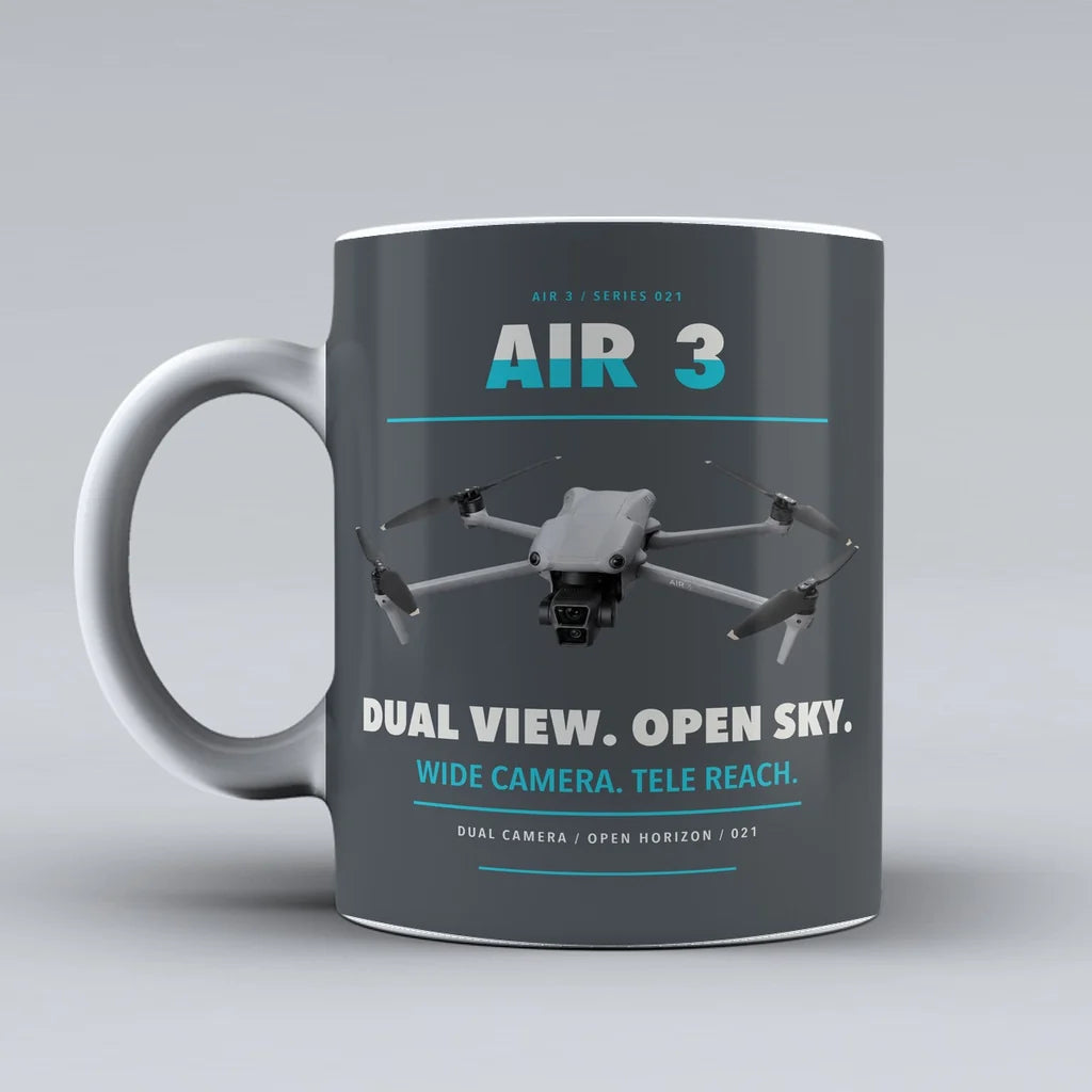 Air 3 Mug design on gray dji