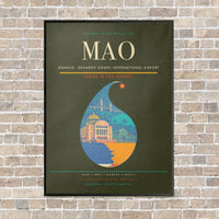 Thumbnail for Manaus - Eduardo Gomes International Airport MAO - Canvas Framed - Green Army