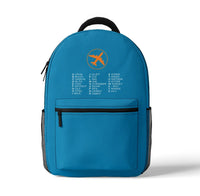 Thumbnail for Aviation Alphabet 3D Backpack - view 8