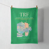 Thumbnail for Sandefjord Airport, Torp (TRF) design on green towel