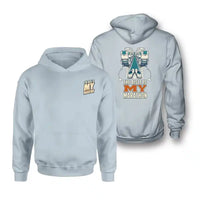 Thumbnail for SIGNAL 265 - The Aisle Is My Marathon - Double-Side Hoodie design on light blue double side hoodie