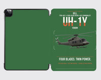 Thumbnail for Bell UH-1Y Venom design on green ipad tablet case