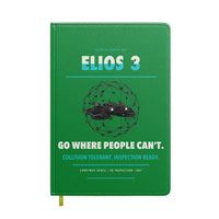 Thumbnail for Flyability Elios 3 design on green notebook