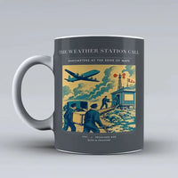 Thumbnail for VINTAGE G4288 - The Weather Station Call - Ceramic Mug design on gray