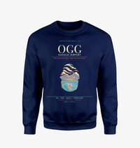 Thumbnail for Kahului Airport OGG Sweatshirt - Navy Blue