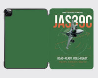 Thumbnail for Saab JAS 39C Gripen design on green ipad tablet case