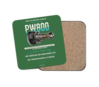 Thumbnail for PW800 design on green 1 piece coaster