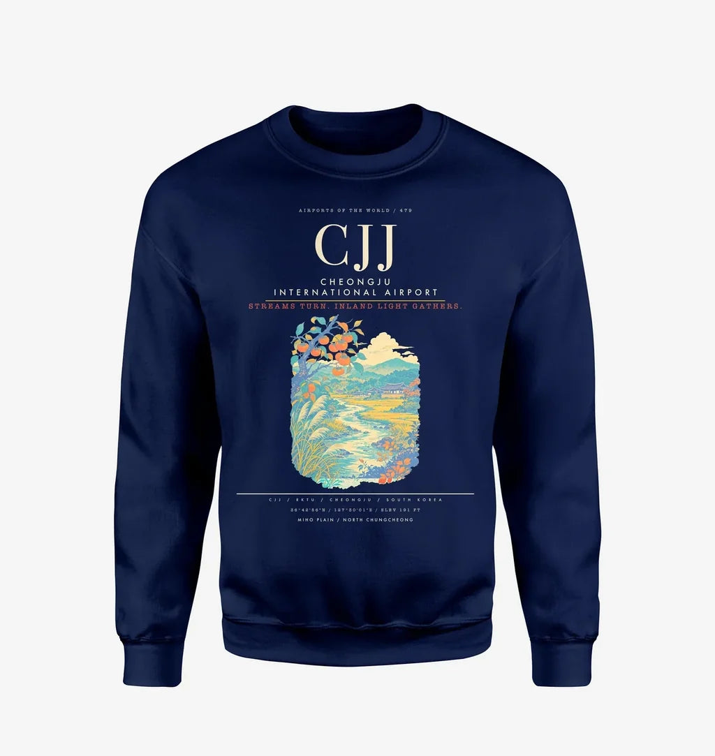 Cheongju International Airport CJJ Sweatshirt - Navy Blue