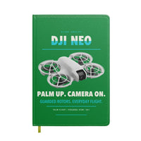 Thumbnail for DJI Neo design on green notebook