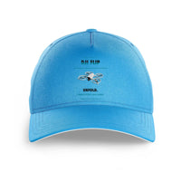 Thumbnail for DJI Flip design on light blue printed hat