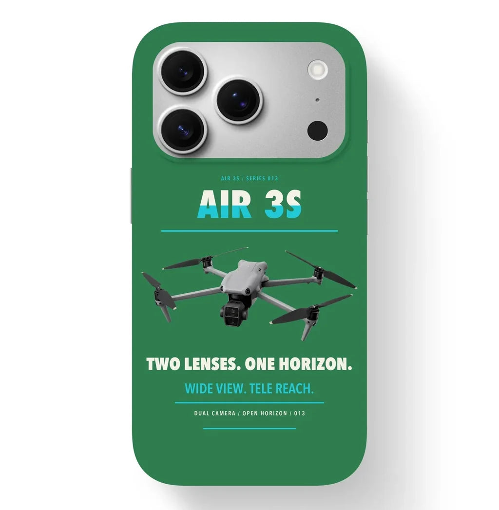 DJI Air 3S Case design on green iphone case