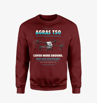 Thumbnail for DJI Agras T50 design on wine red sweatshirt