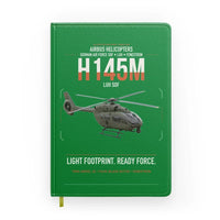 Thumbnail for Airbus Helicopters H145M LUH SOF design on green notebook