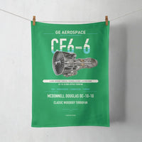 Thumbnail for CF6-6 design on green towel