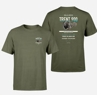 Thumbnail for TRENT 900 design on green army t shirt