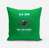 Thumbnail for DJI FPV design on green pillow