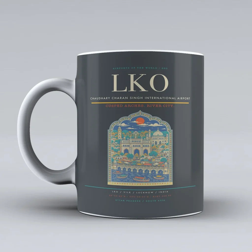 Chaudhary Charan Singh International Airport LKO Mug - Gray