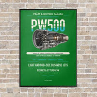 Thumbnail for PW500 vertical canvas print - framed - green background