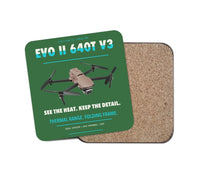 Thumbnail for Autel EVO II Dual 640T V3 design on green 1 piece coaster