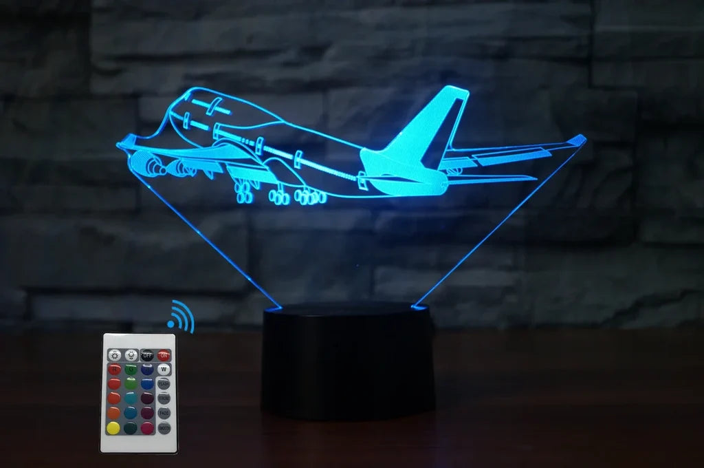 Customisable Boeing 747 3D Lamp - view 9