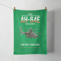 Thumbnail for Boeing AH-64E Apache Guardian design on green towel