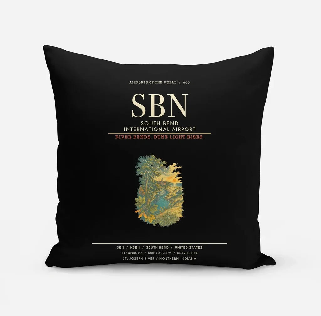South Bend International Airport SBN - Black