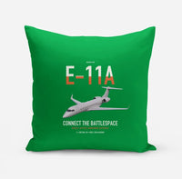 Thumbnail for E-11A BACN design on green pillow