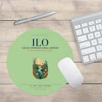 Thumbnail for Iloilo International Airport (ILO) design on light green round mouse pad