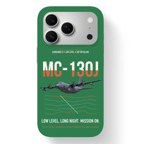 Thumbnail for MC-130J COMMANDO II design on green magsafe iphone case, for iPhone 17 Pro