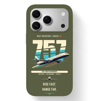 Thumbnail for Boeing 757-200 design on green army magsafe iphone case