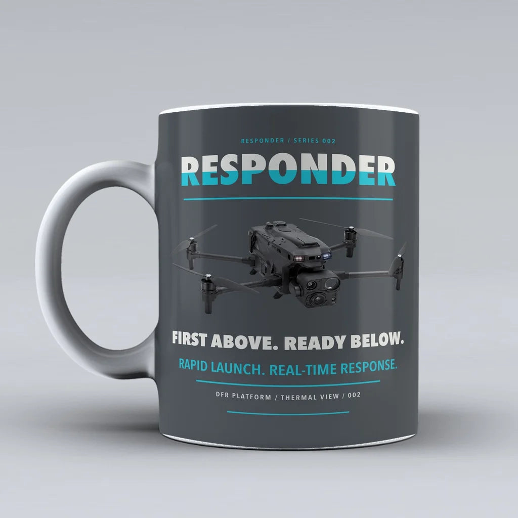 Responder Mug design on gray brinc