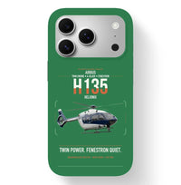 Thumbnail for Airbus H135 design on green magsafe iphone case, for iPhone 17 Pro