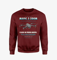Thumbnail for DJI Mavic 2 Zoom design on wine red sweatshirt