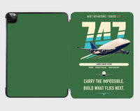 Thumbnail for Boeing 747-400 Dreamlifter design on green ipad tablet case