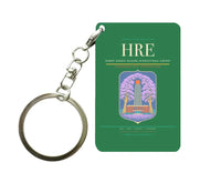 Thumbnail for Robert Gabriel Mugabe International Airport HRE Key Chain design on green key chain