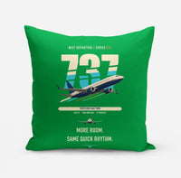 Thumbnail for Boeing 737 MAX 9 design on green pillow