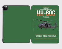 Thumbnail for Sikorsky HH-60G Pave Hawk design on green ipad tablet case