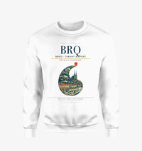 Thumbnail for Brno - Turany Airport BRQ Sweatshirt - White
