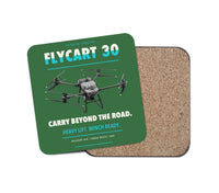 Thumbnail for DJI FlyCart 30 design on green 1 piece coaster