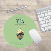 Thumbnail for Yogyakarta International Airport (YIA) design on light green round mouse pad