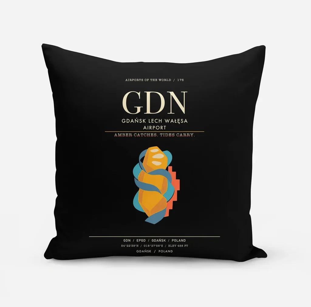 Gdansk Lech Waesa Airport GDN - Black