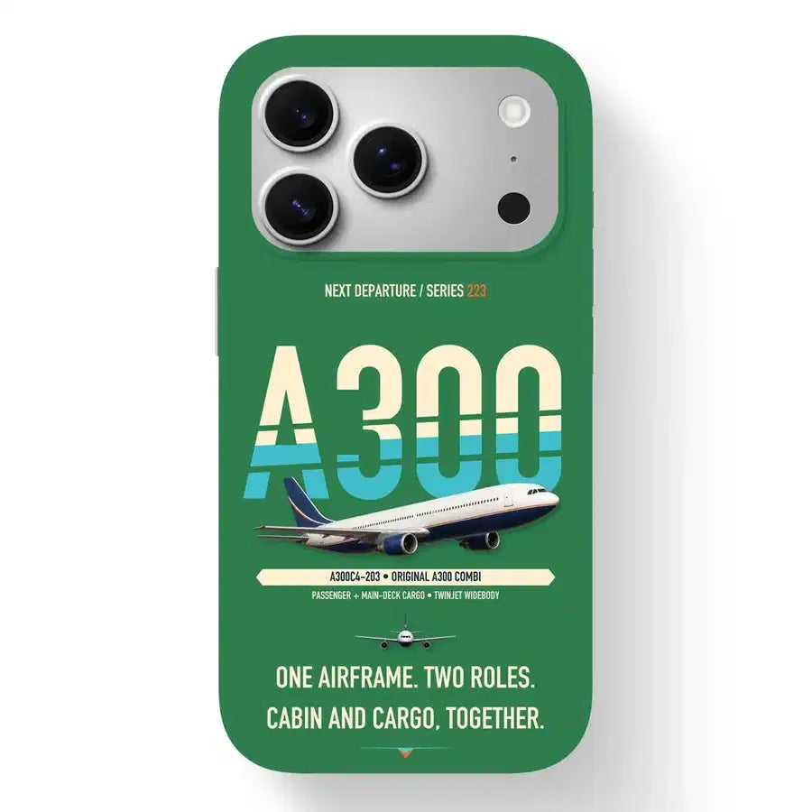 Airbus A300C4-203 Case design on green iphone case