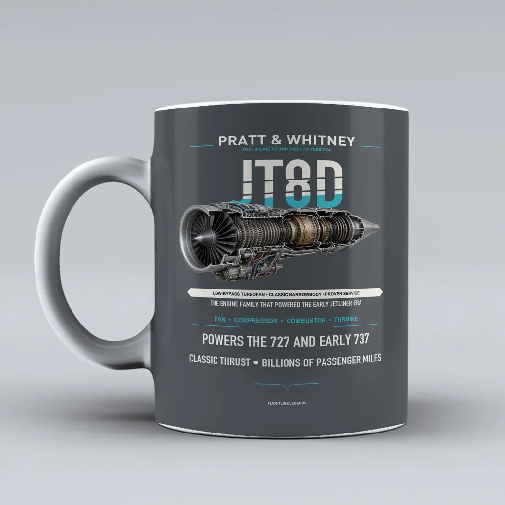 Mug design on gray jt8d