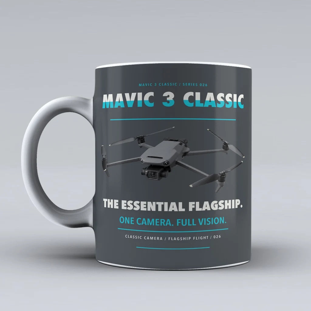 Mavic 3 Classic Mug design on gray dji