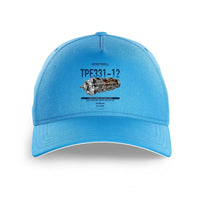 Thumbnail for TPE331-12 design on light blue printed hat