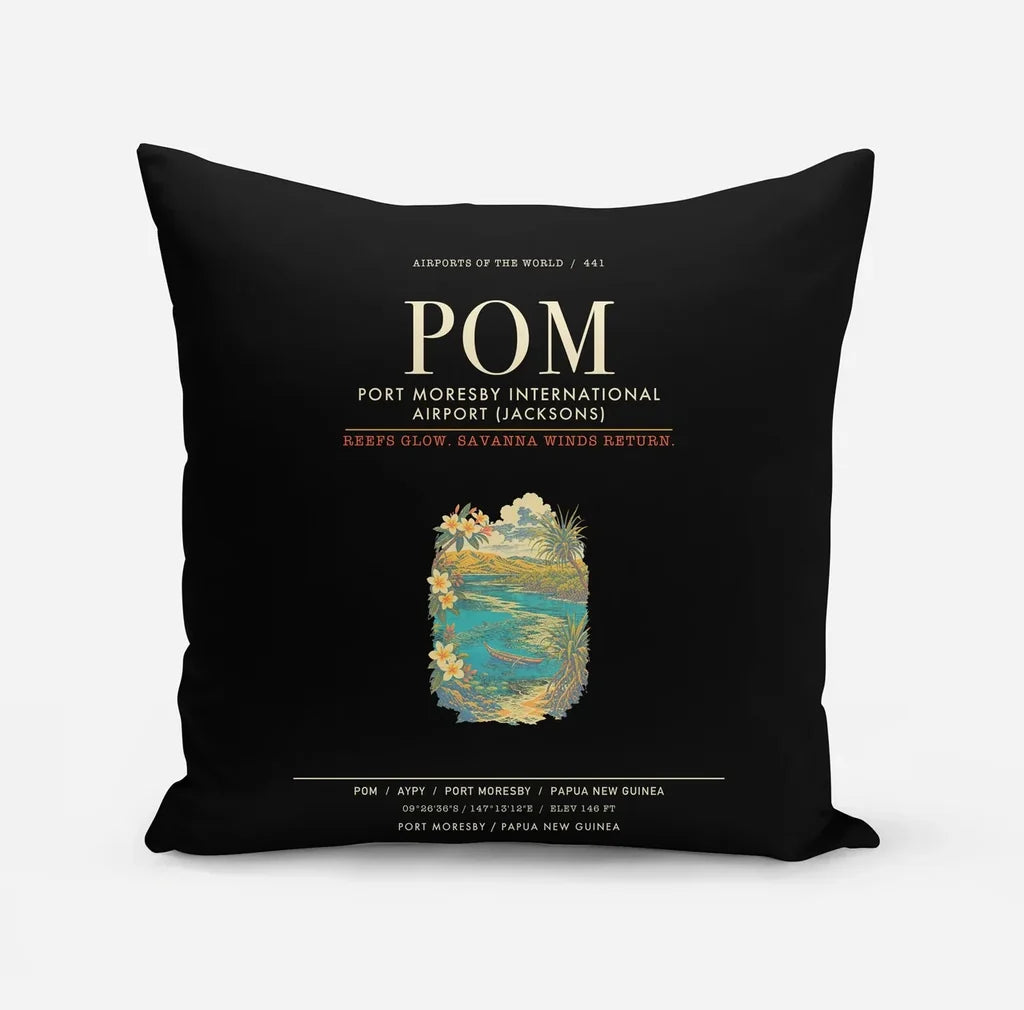 Port Moresby International Airport POM - Black