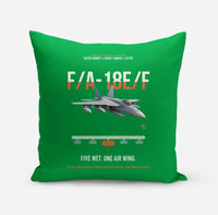 Thumbnail for F A-18E F Buddy Tanker design on green pillow