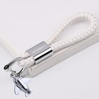 Thumbnail for Customisable Norwegian Airlines Design Leather Key Chain - view 8
