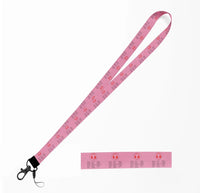 Thumbnail for Aviation Alphabet 3 lanyard - pink
